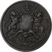 Münze, INDIA-BRITISH, Guillaume IV, 1/2 Anna, 1835, Bombay, S+, Kupfer