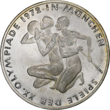 Coin, GERMANY - FEDERAL REPUBLIC, 10 Mark, 1972, Stuttgart, MS(63), Silver