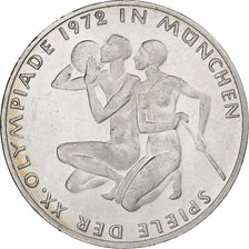Coin, GERMANY - FEDERAL REPUBLIC, 10 Mark, 1972, Stuttgart, MS(63), Silver