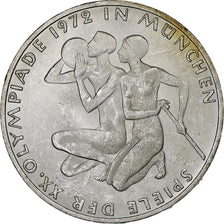 Coin, GERMANY - FEDERAL REPUBLIC, 10 Mark, 1972, Hambourg, MS(60-62), Silver
