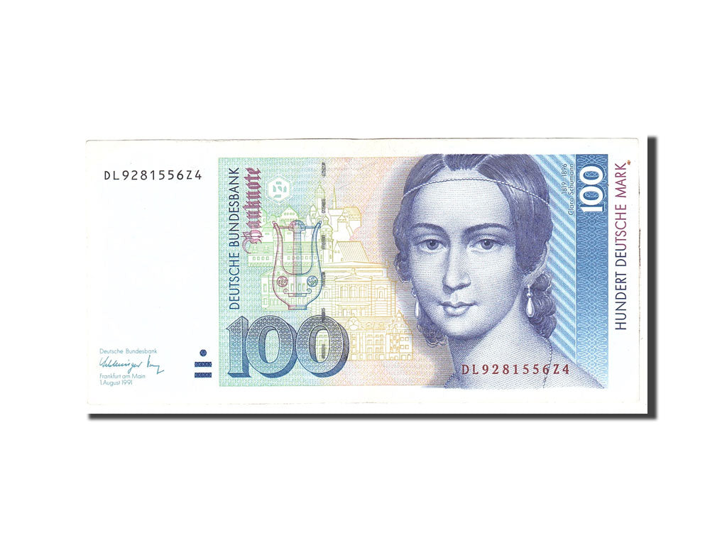 GERMANY - FEDERAL REPUBLIC, 100 Deutsche Mark, 1991, KM:41b, 1991-08-01, EF(4...