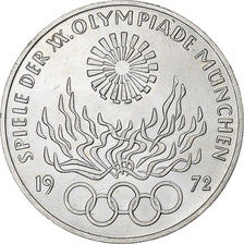 Monnaie, République fédérale allemande, 10 Mark, 1972, Karlsruhe, SPL