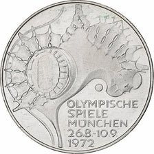 Coin, GERMANY - FEDERAL REPUBLIC, 10 Mark, 1972, Stuttgart, MS(63), Silver