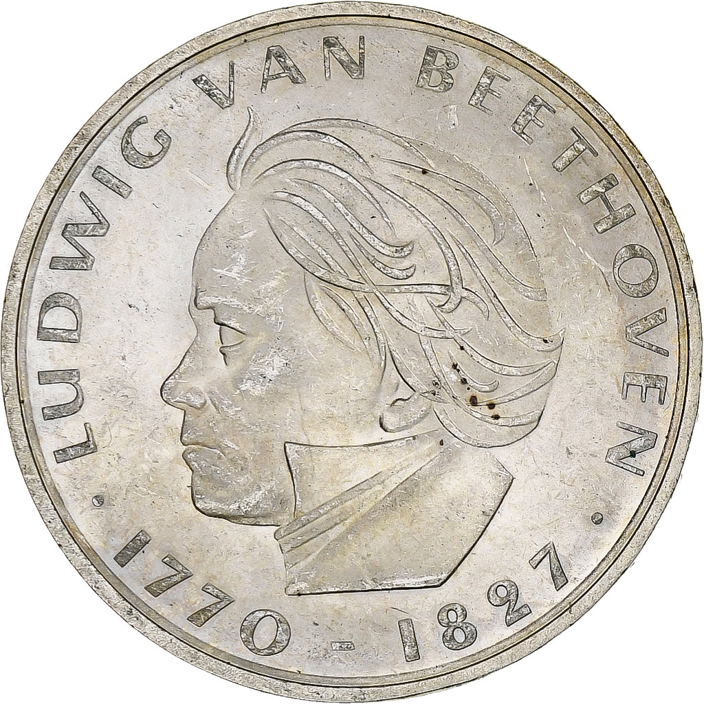 Coin, GERMANY - FEDERAL REPUBLIC, 5 Mark, 1970, Stuttgart, Germany, MS(60-62)
