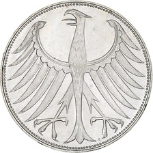 Coin, GERMANY - FEDERAL REPUBLIC, 5 Mark, 1971, Karlsruhe, MS(60-62), Silver