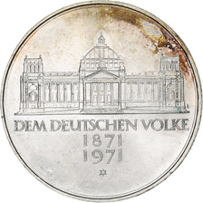 Coin, GERMANY - FEDERAL REPUBLIC, 5 Mark, 1971, Karlsruhe, Germany, AU(55-58)