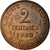 Munten, Frankrijk, Dupuis, 2 Centimes, 1920, Paris, PR, Bronze, Gadoury:107