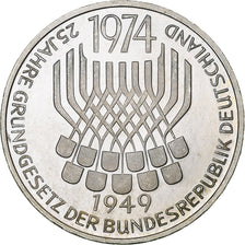 Coin, GERMANY - FEDERAL REPUBLIC, 5 Mark, 1974, Stuttgart, Germany, MS(63)