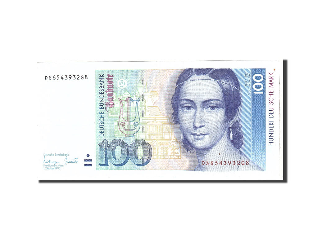 Banknote, GERMANY - FEDERAL REPUBLIC, 100 Deutsche Mark, 1993, 1993-10-01