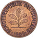 Münze, Bundesrepublik Deutschland, Pfennig, 1969, Karlsruhe, VZ, Copper Plated