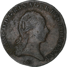 Coin, Austria, François II, 3 Kreuzer, 1800, Smolník, Slovakia, VF(20-25)