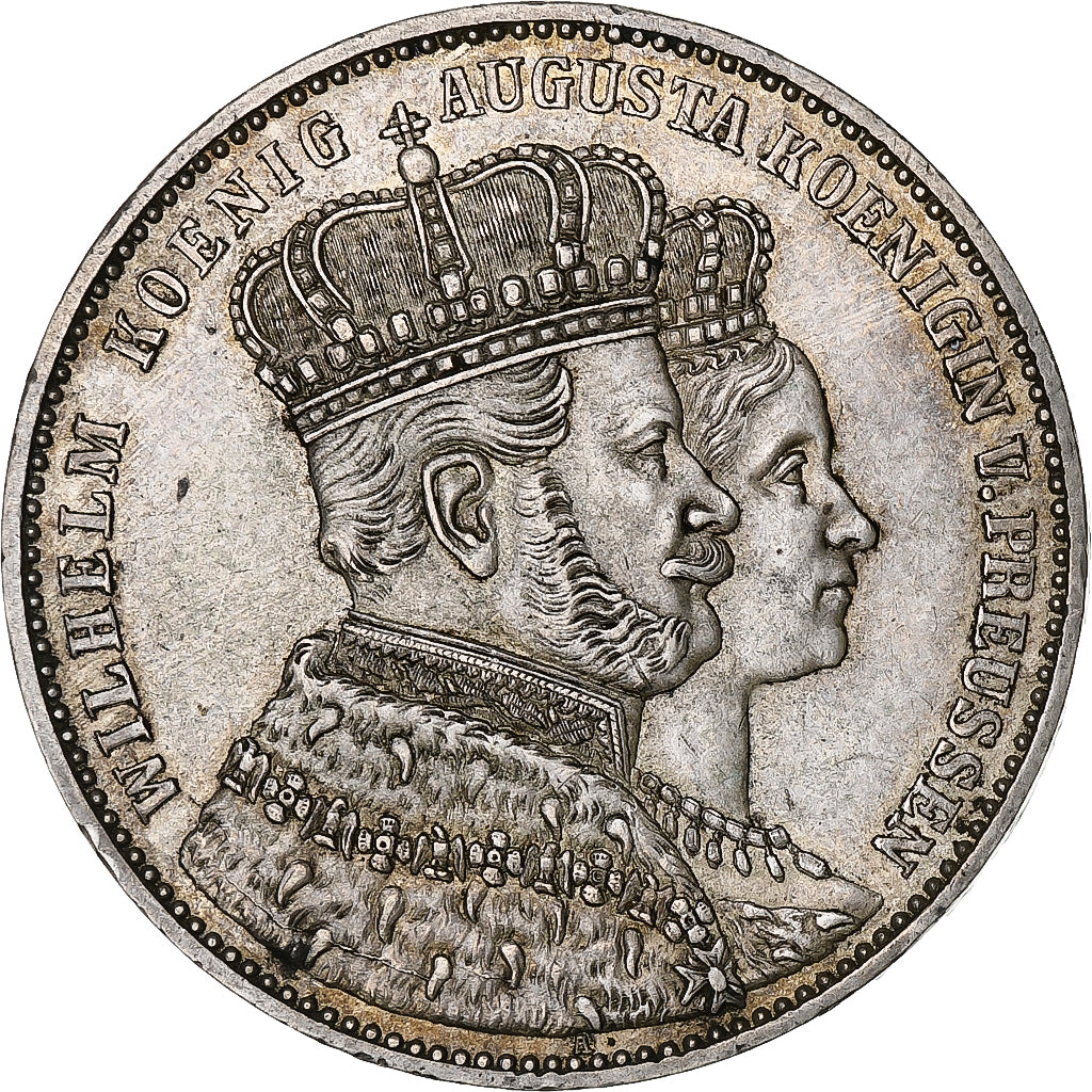 Monnaie, Etats allemands, PRUSSIA, Wilhelm I, Thaler, 1861, Berlin, SUP+