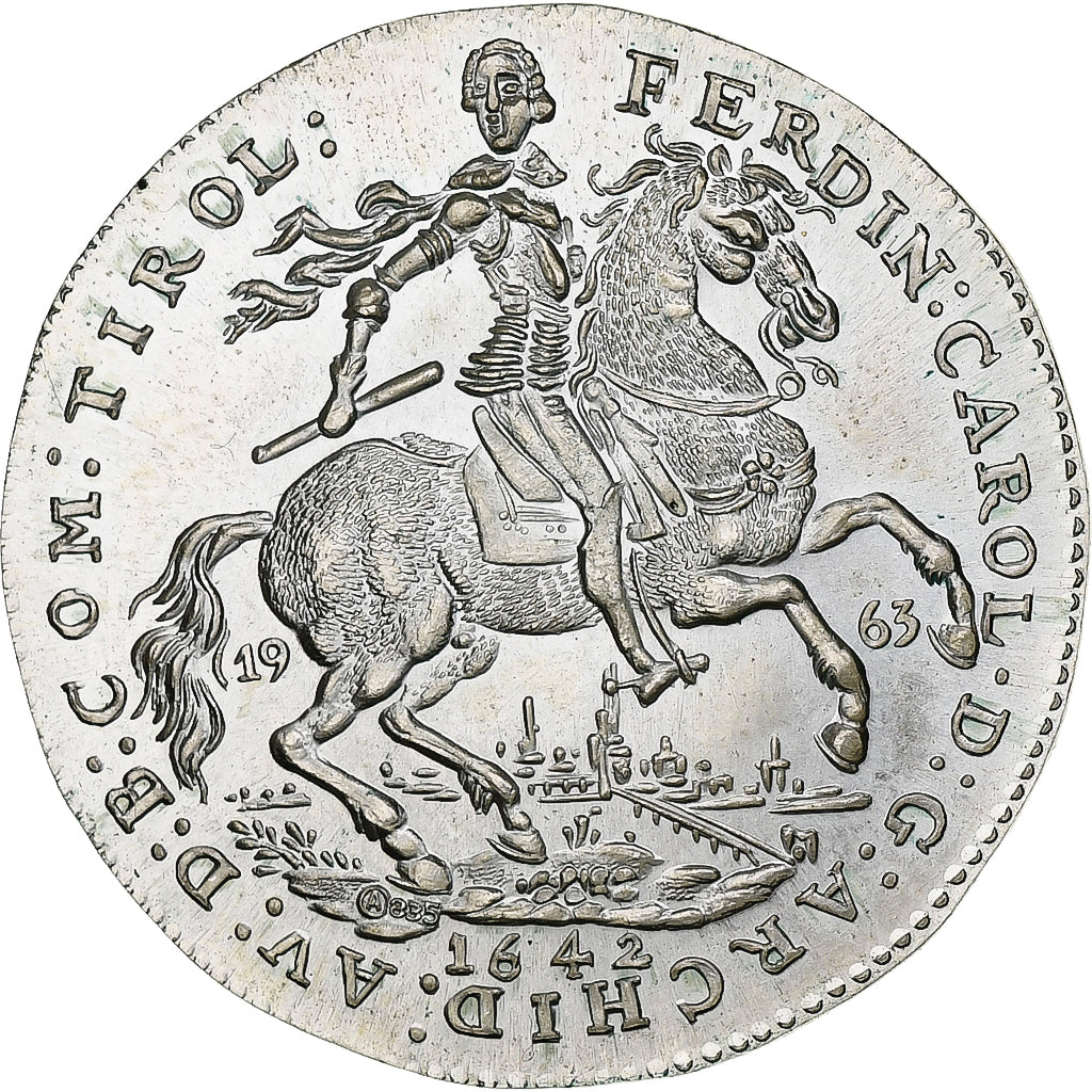 Austria, 2 Ducat, 1963, Restrike, Silver, MS(63), KM:M29a