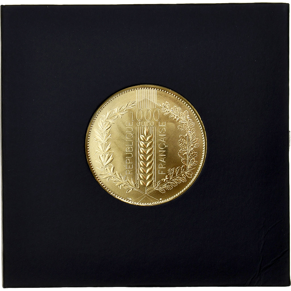 França, 1000 Euro, Natures de France, Chêne, 2020, Paris, MS(65-70), Dourado