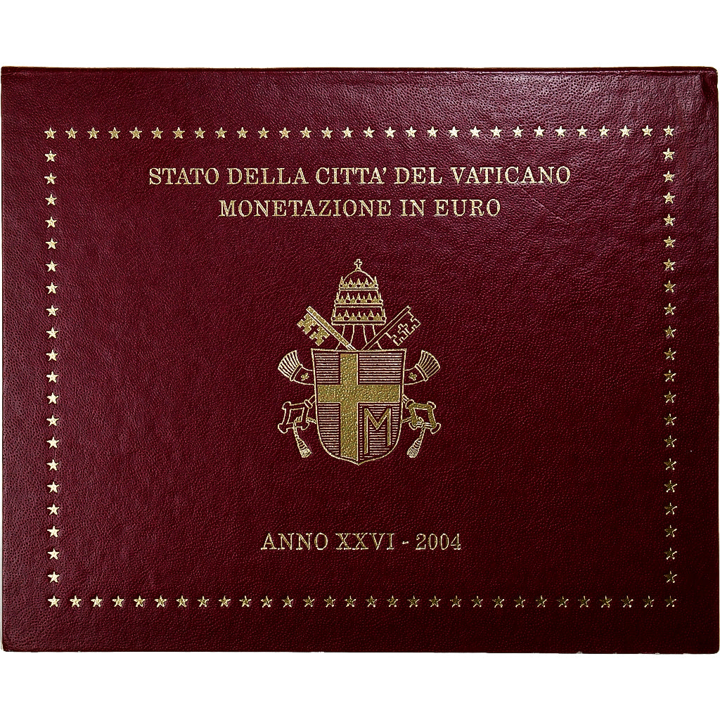 Vaticaan, 1 Cent to 2 Euro, Jean-Paul II, 2004, Rome, FDC, n.v.t.