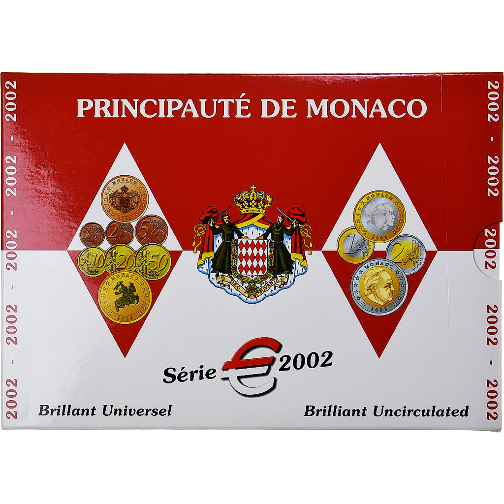 Monaco, Set, 2002, Paris, STGL, Bi-Metallic
