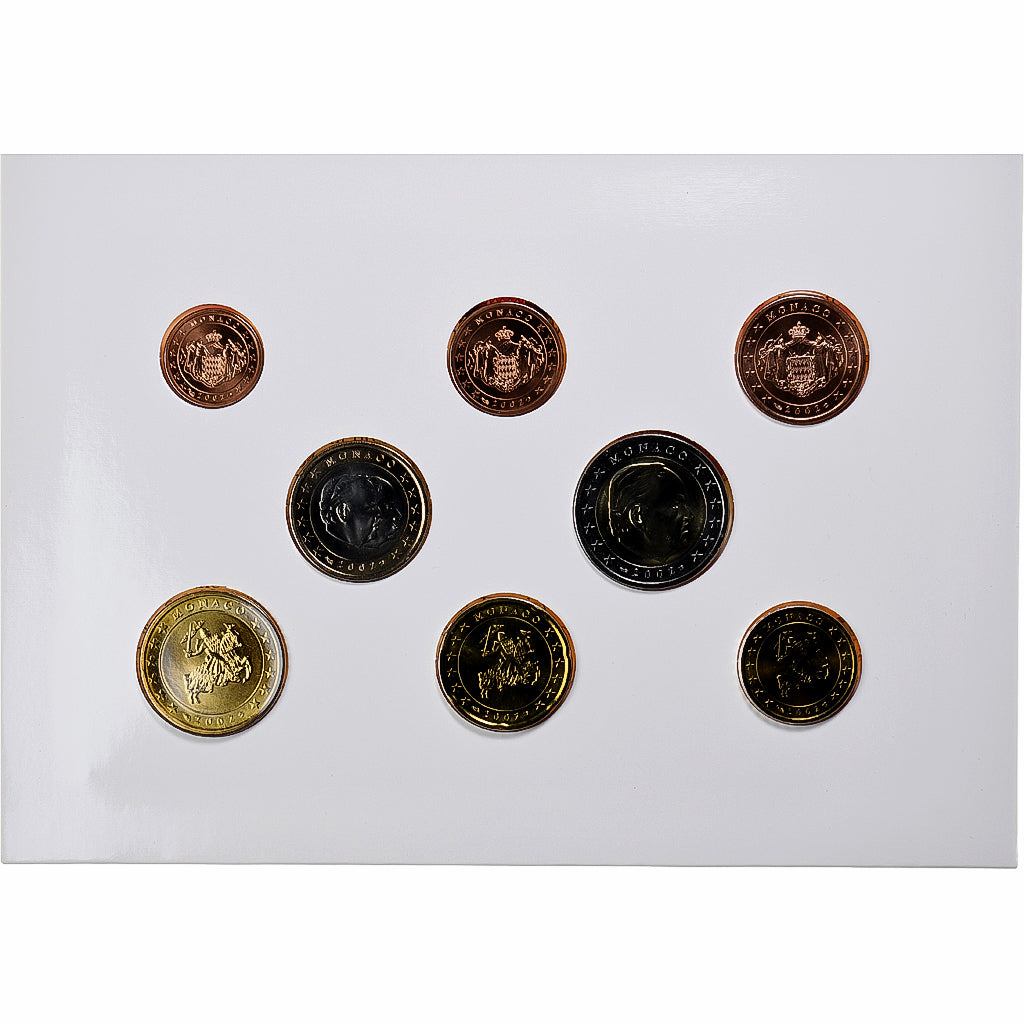 Monaco, Set, 2002, Paris, STGL, Bi-Metallic