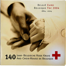 Belgium, 1 Cent to 2 Euro, Croix Rouge, 2004, Brussels, BU, MS(65-70)