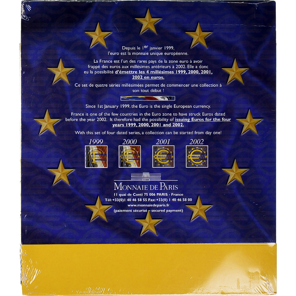 France, Monnaie de Paris, Euro-Set, 1999, FDC.BU, FDC, (No Composition)