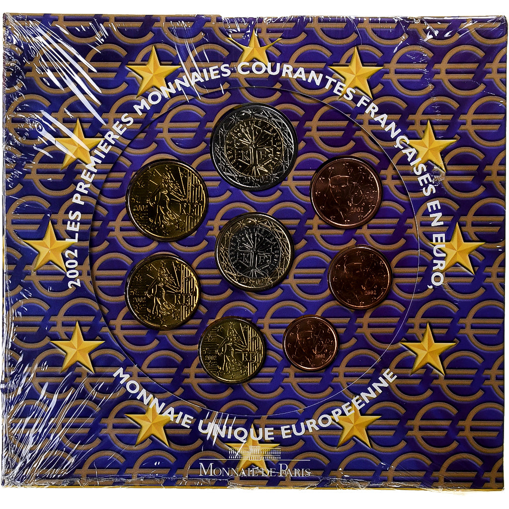 Francia, Monnaie de Paris, Euro-Set, 2002, FDC.BU, FDC, Sin información