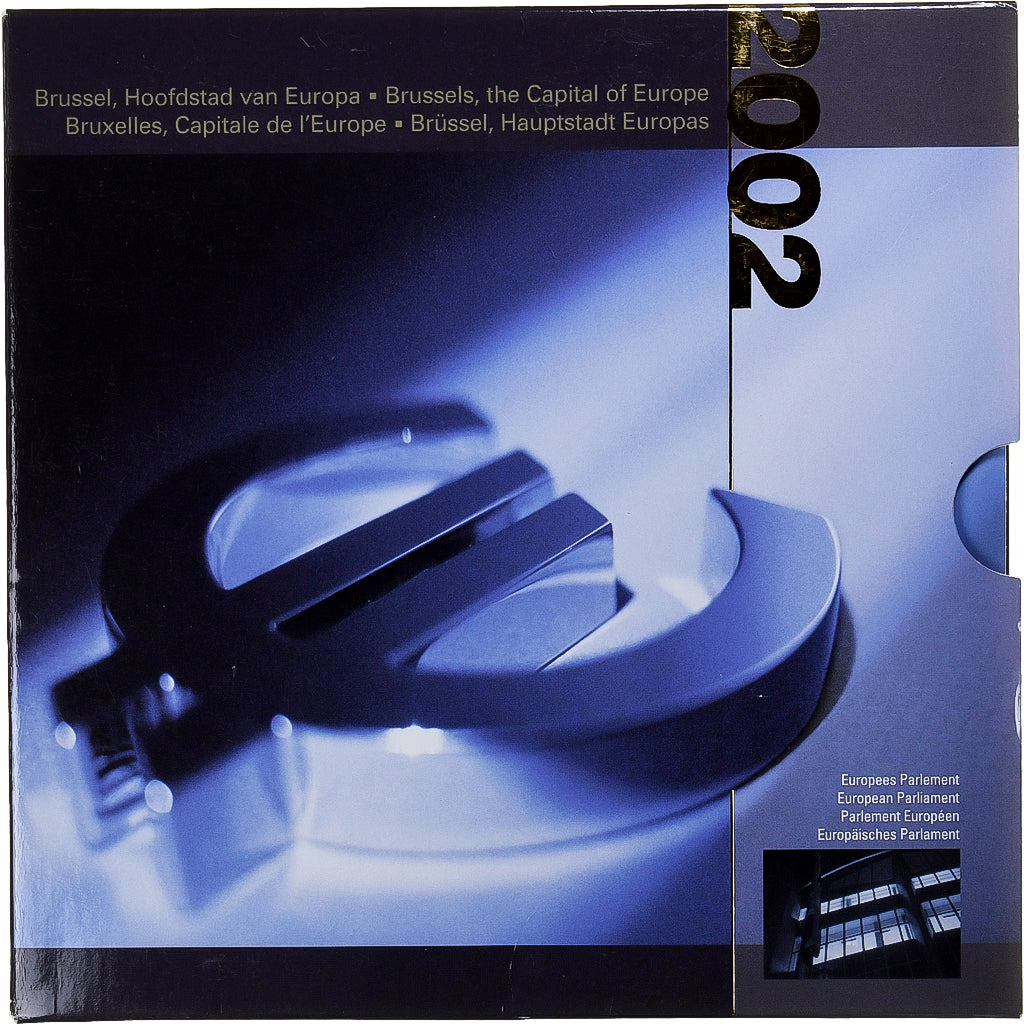 Belgique, 12 x 1c. - 12 x 2c. + jeton, 2002, FDC