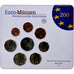 Deutschland, 1 Cent to 2 Euro, 2002, Munich, euro set, STGL