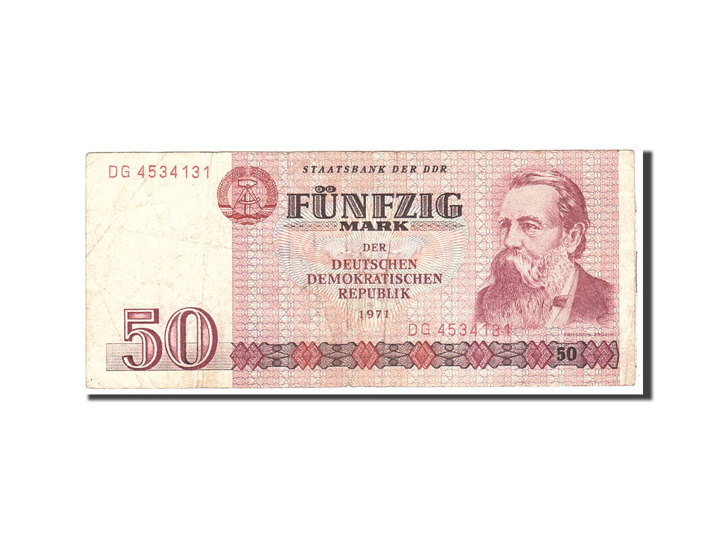 Banknote, Germany - Democratic Republic, 50 Mark, 1971, Undated, KM:30a