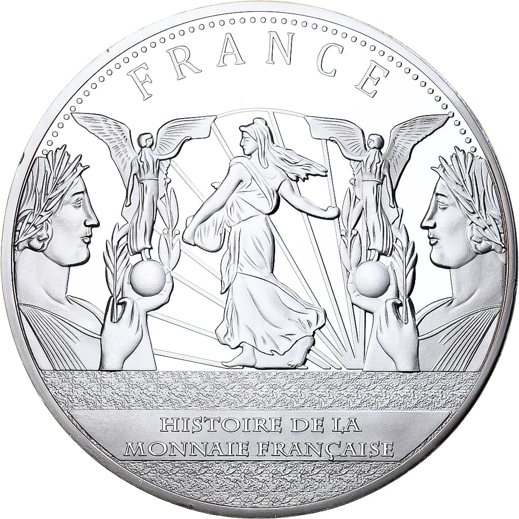 France, Medal, Histoire de la monnaie Française, Louis d'or de Louis XIV