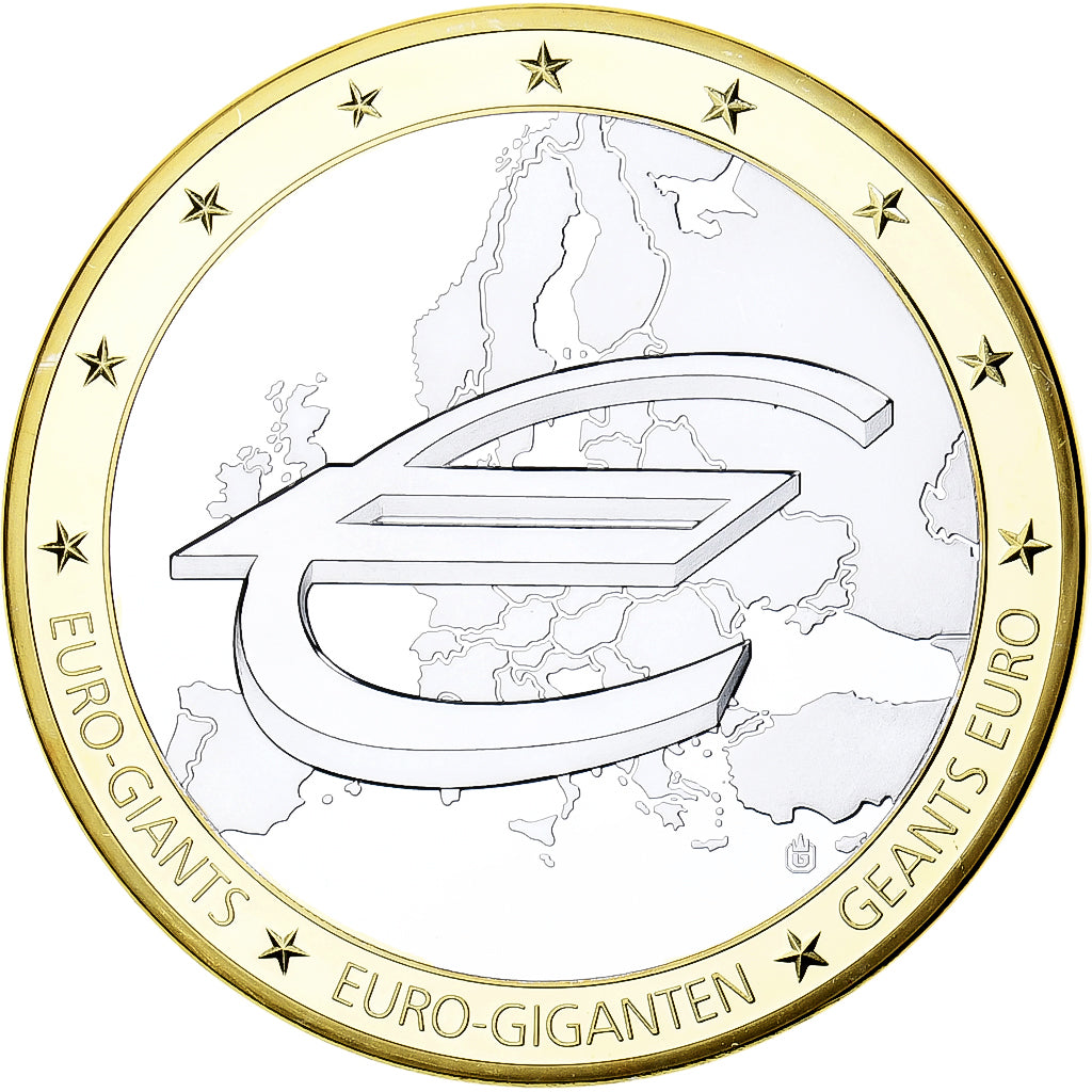 França, medalha, Géants Euro, Politics, Freedom, Peace, Solidarity, MS(65-70)