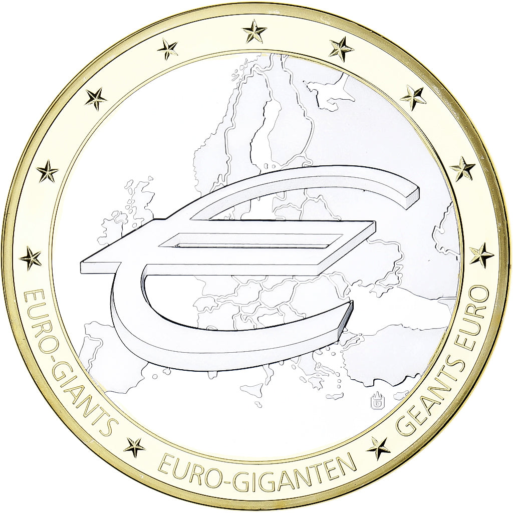 France, Medal, Géants Euro, Politics, Roman Treaty, MS(65-70), Copper Clad