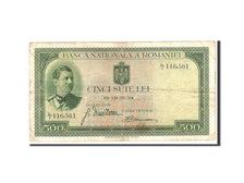Romania, 500 Lei, 1934, 1934-07-31, KM:36a, VF(20-25)