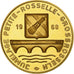 Francja, medal, Jumelage Petite-Rosselle - Grossrosseln, 1968, MS(63), Złoto