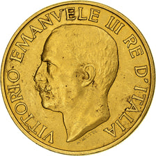 Italia, Vittorio Emanuele III, 100 Lire, 1923, Rome, Oro, BB+, KM:65