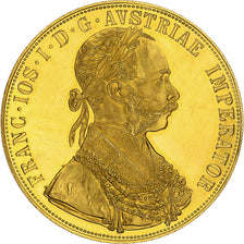 Coin, Austria, Franz Joseph I, 4 Ducat, 1915, Vienna, Official restrike, MS(63)