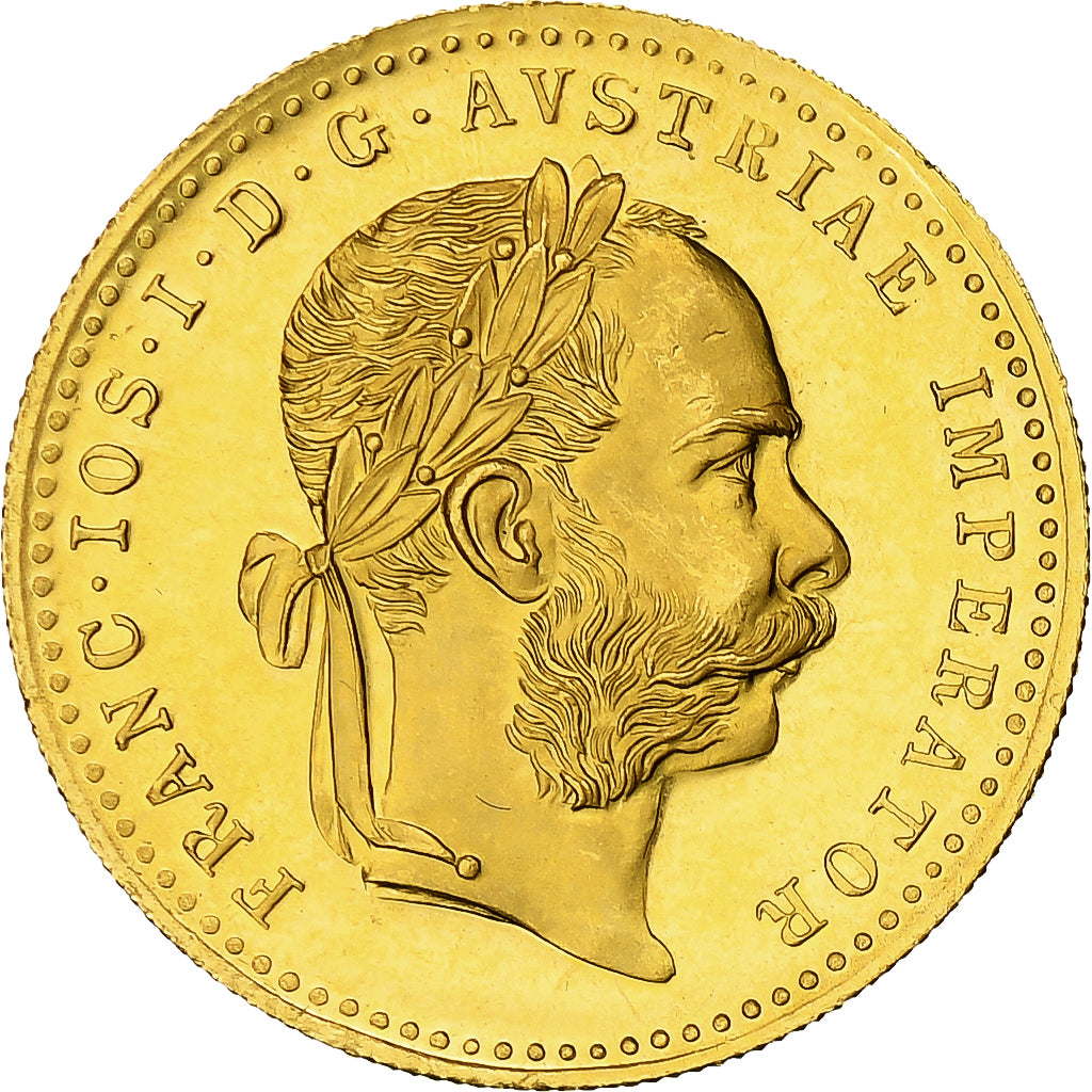 Austria, Franz Joseph I, Ducat, 1915, Restrike, Gold, MS(64), KM:2267