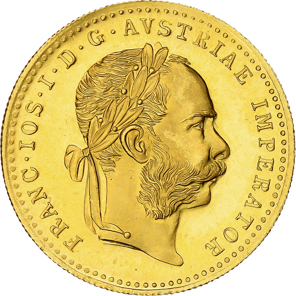 Austria, Franz Joseph I, Ducat, 1915, Restrike, MS(64), Gold, KM:2267