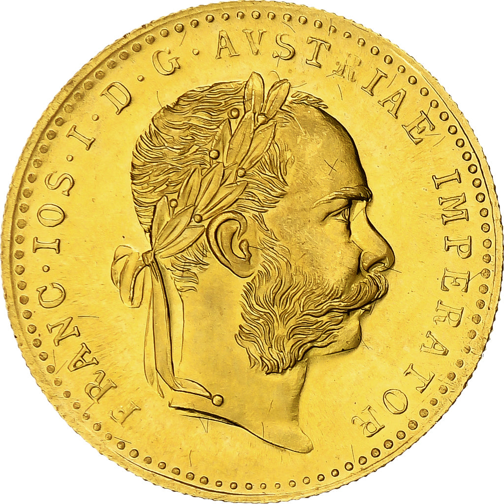 Austria, Franz Joseph I, Ducat, 1915, Restrike, MS(64), Gold, KM:2267