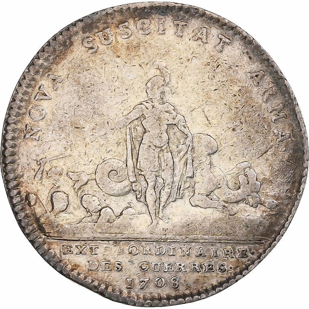 Frankreich, betaalpenning, Louis XIV, 1708, Silber, S, Feuardent:1812