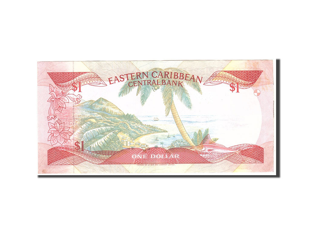 East Caribbean States, 1 Dollar, 1988, Undated, KM:21u, EF(40-45)
