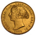 Australia, 1 Sovereign, 1865, Sydney, KM #4, AU(50-53), Gold, 7.90