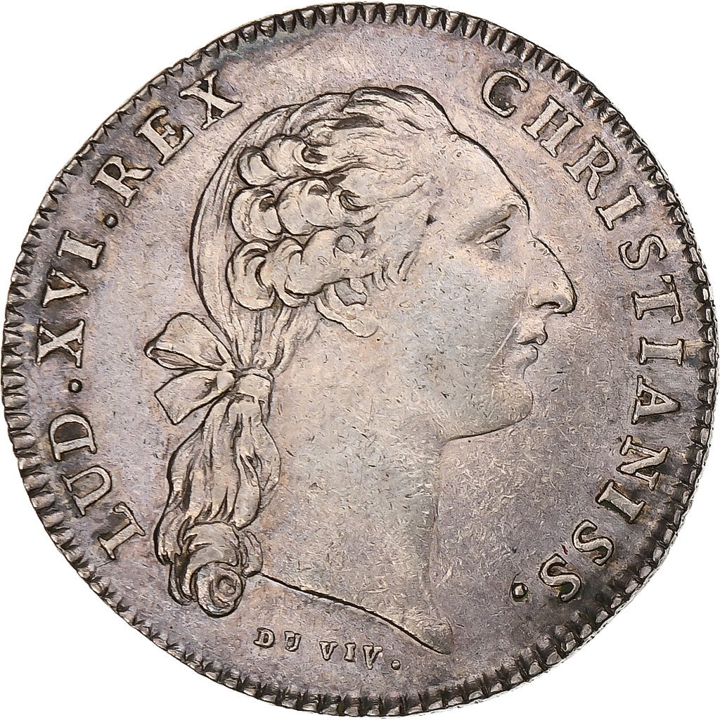 France, Token, Louis XVI, Extraordinaire des Guerres, 1774, AU(50-53), Silver