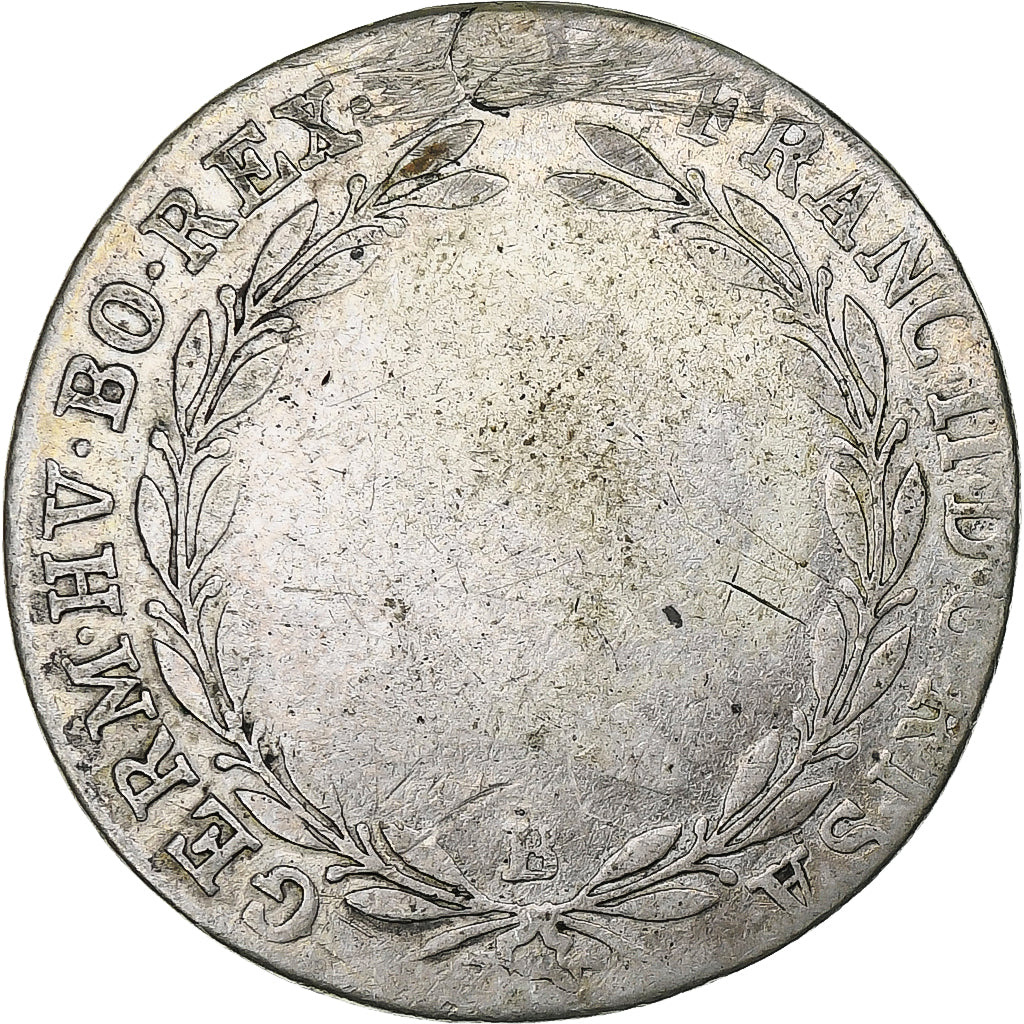 Österreich, Franz II (I), 20 Kreuzer, 1804, Kremnitz, S, Silber, KM:2139