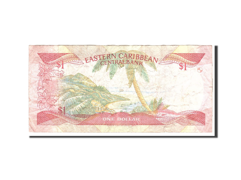 Stati dei Caraibi Orientali, 1 Dollar, 1988, Undated, KM:21u, MB