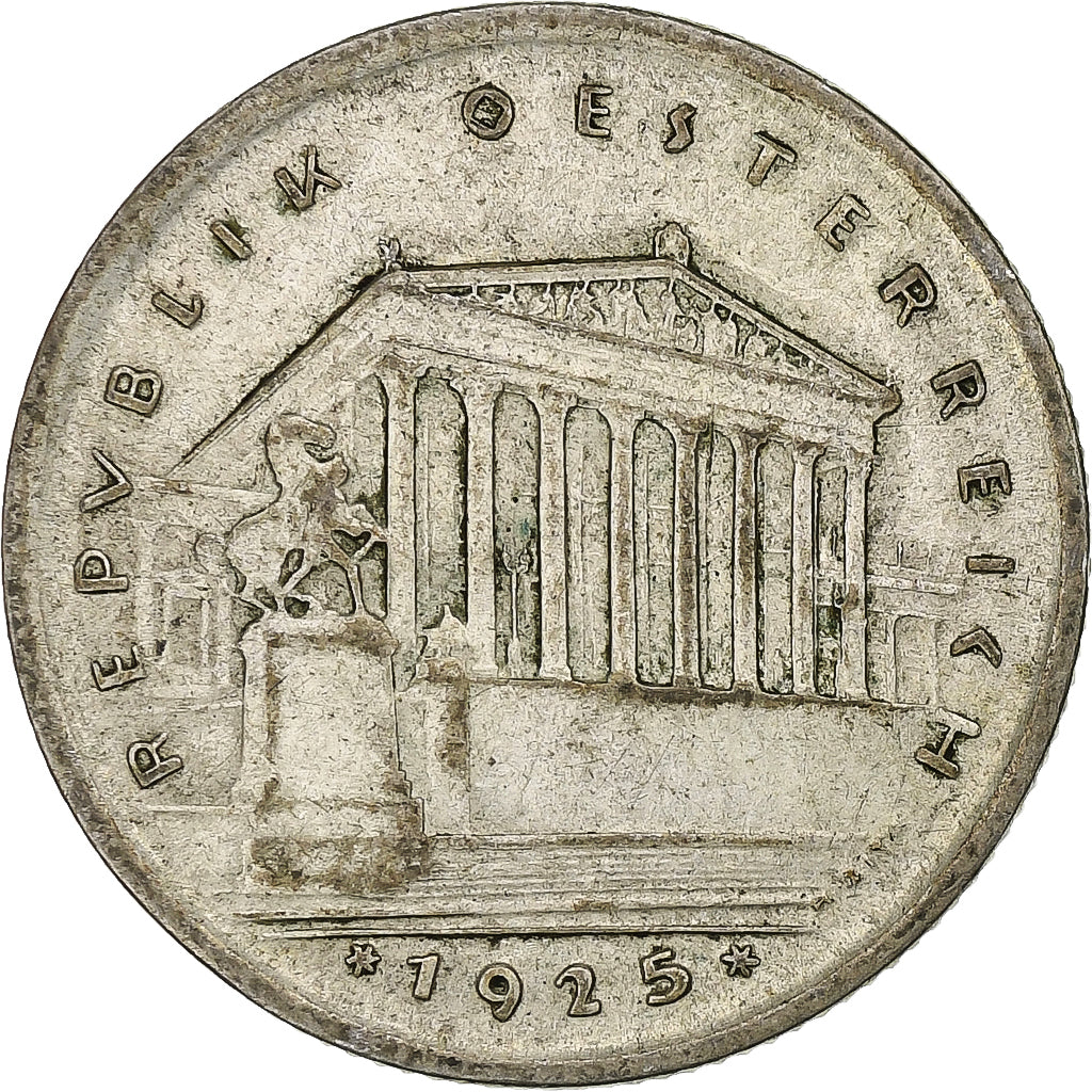 Austria, Schilling, 1925, EF(40-45), Silver, KM:2840