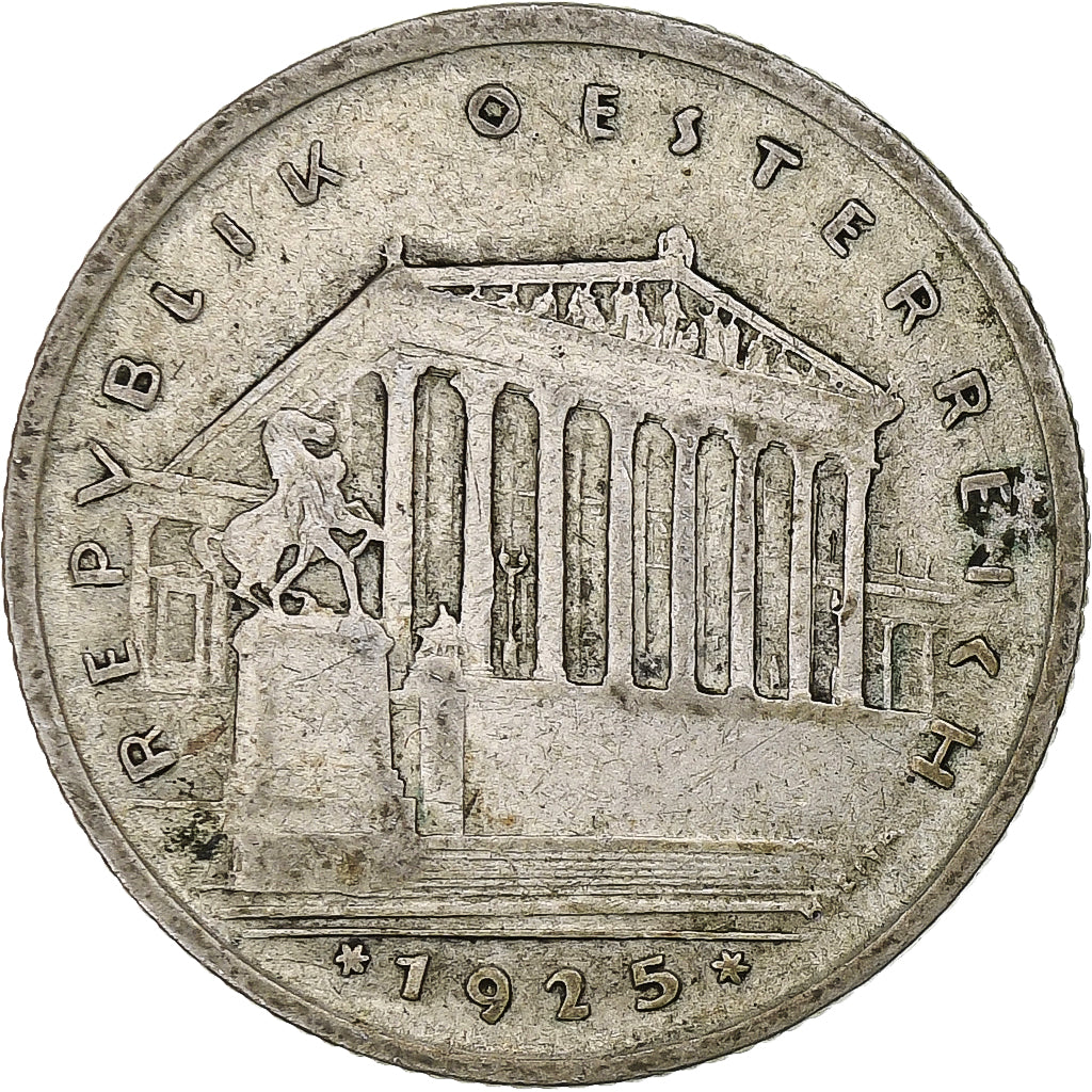 Austria, Schilling, 1925, EF(40-45), Silver, KM:2840