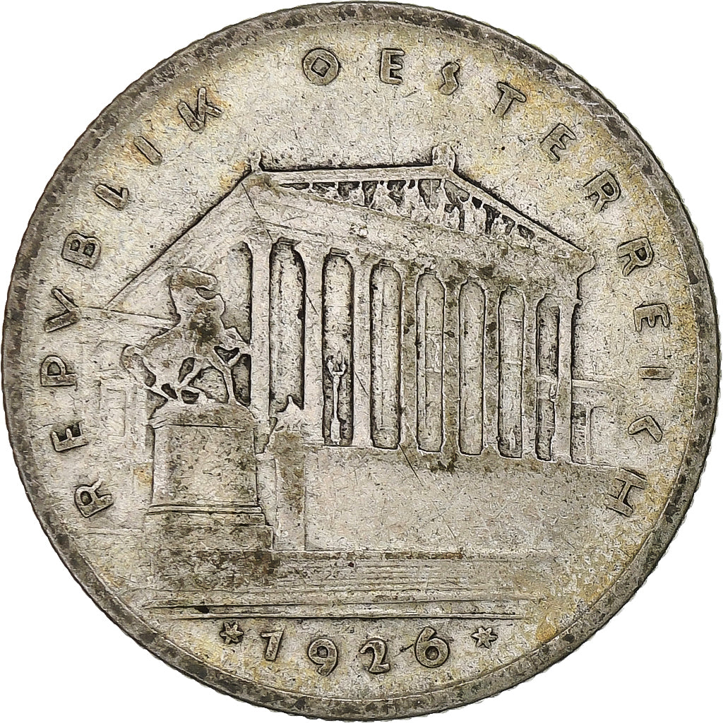 Autriche, Schilling, 1926, TB+, Argent, KM:2840