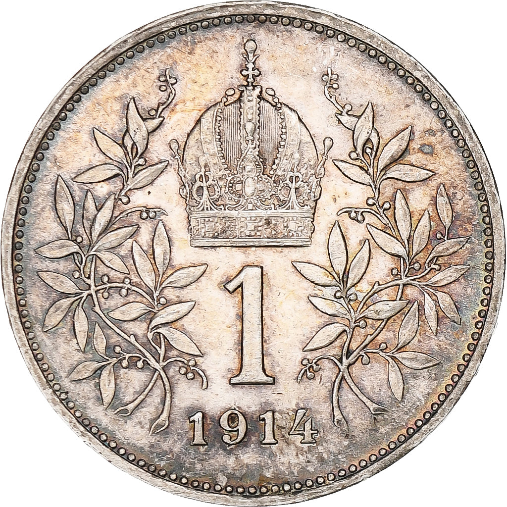 Austria, Franz Joseph I, Corona, 1914, MS(63), Silver, KM:2820
