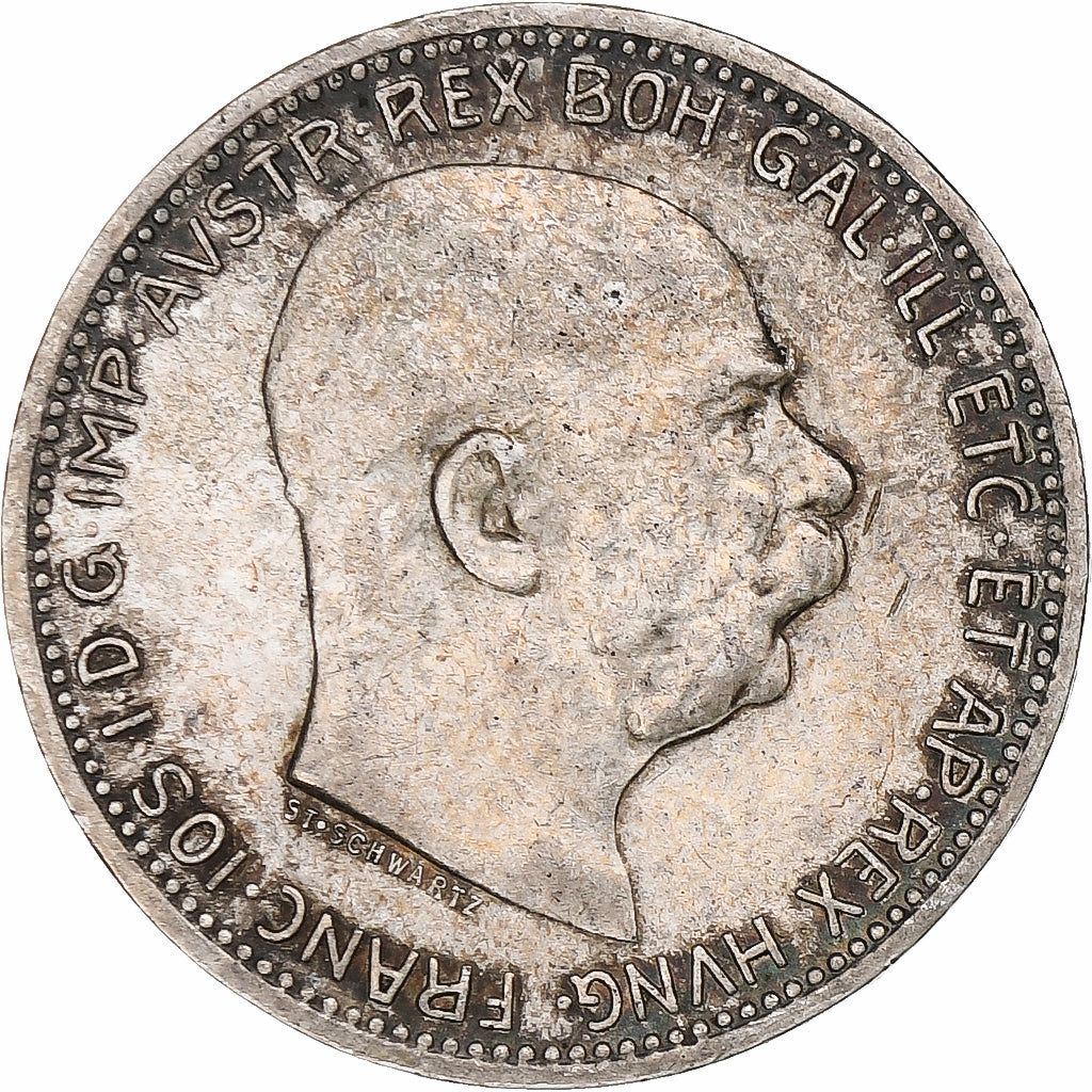 Autriche, Franz Joseph I, Corona, 1915, SUP, Argent, KM:2820