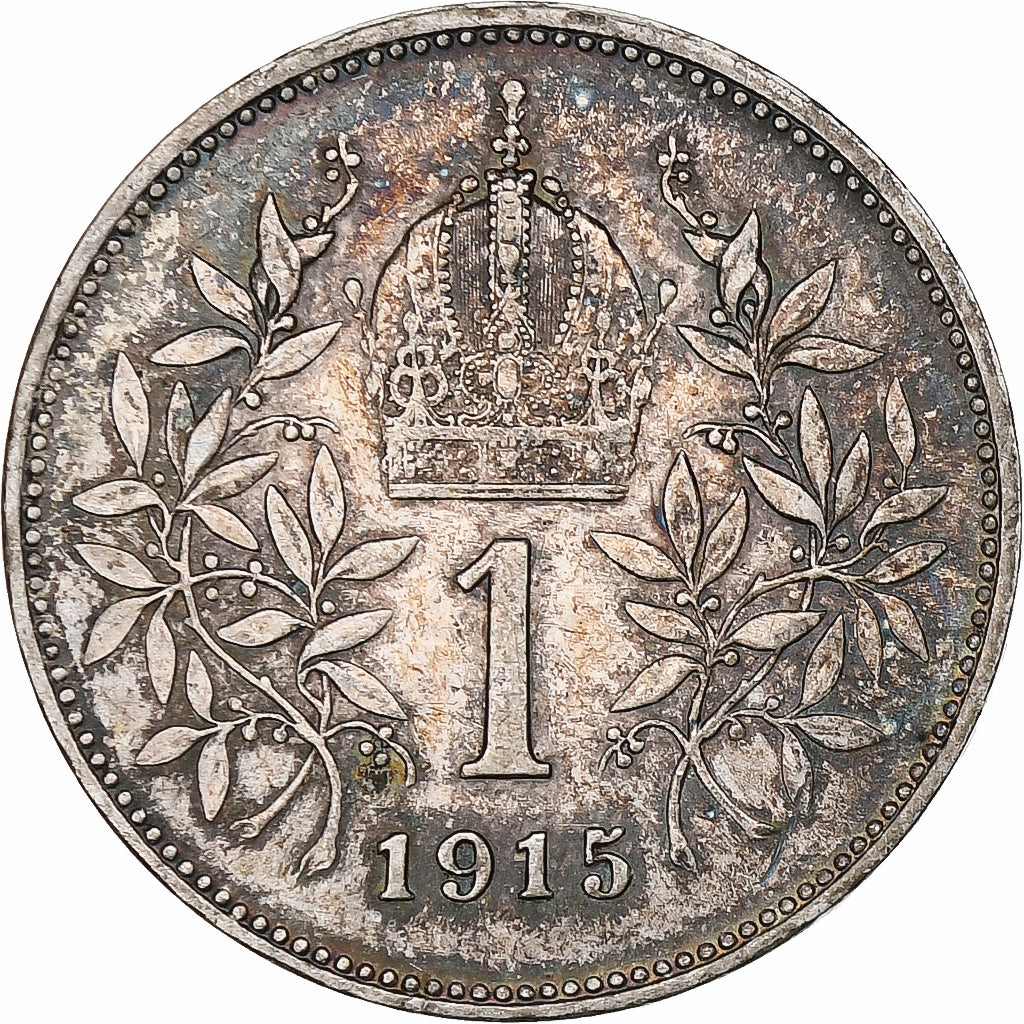 Autriche, Franz Joseph I, Corona, 1915, SUP, Argent, KM:2820