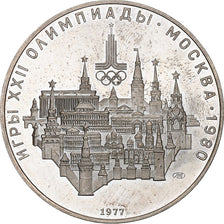 Russia, 10 Roubles, 1977, Leningrad, AU(55-58), Silver, KM:149